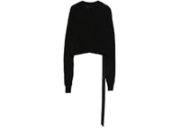 Rick Owens Drkshdw Cropped Level Long Sleeve T-Shirt Black