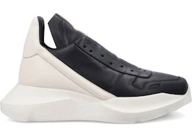 Rick Owens Geth Runner Sneakers Black Milk - vue 360