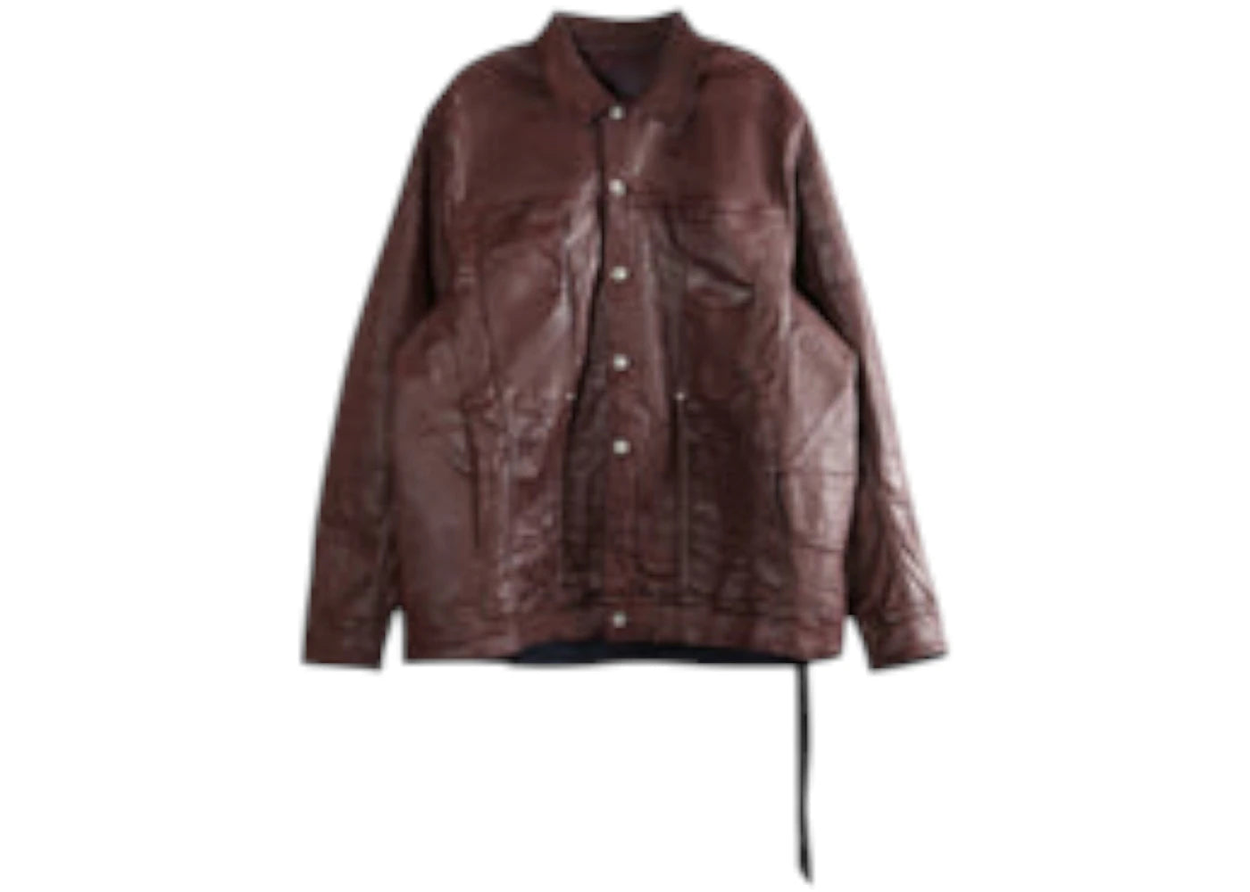 Rick Owens Giacca In Denim Lido Worker Jacket Scab Wax - vue 360