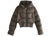 Rick Owens Giacca Piumino Hooded Jacket Darkdust