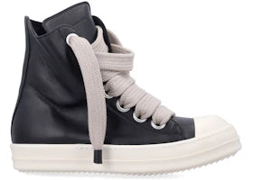 Rick Owens Jumbo Lace Sneakers Black Milk