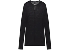 Rick Owens Knit Dennis Top Black - authentic Rick Owens product
