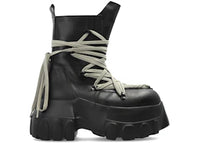 Rick Owens Megalace Mega Tractor Boot Black/Pearl/Black
