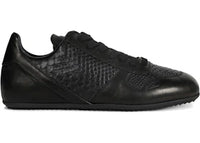 Rick Owens Minimal Sneaks Black Python Leather
