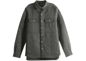 Rick Owens Outershirt Shirt Carbone - vue 360