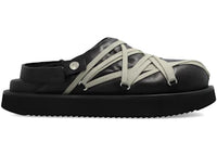 Rick Owens Padded Megalace Platform Sandals Black Pearl