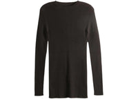 Rick Owens Ribbed Round Neck Sweater Grease