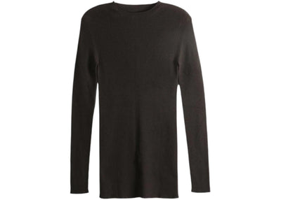 Rick Owens Ribbed Round Neck Sweater Grease