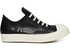 Rick Owens Temple Extreme Low Sneaks Black Milk - vue 360