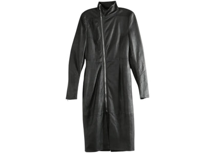 Rick Owens Women's Cappotto In Pelle Gary Coat Black - product view 2