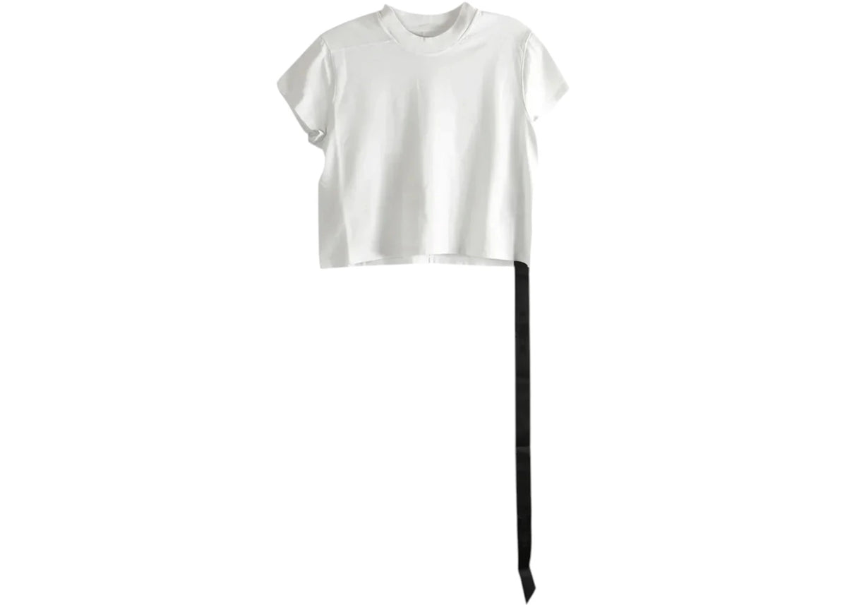 Rick Owens Women's Drkshdw Cropped Small Level T-Shirt ilk Wash - vue secondaire A