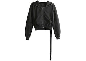 Rick Owens Women's Drkshdw Small Gimp Hoodie Black