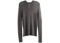 Rick Owens Women's Hooded LS Maglia Top Drkdust