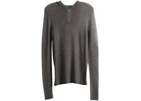 Rick Owens Women's Hooded LS Maglia Top Drkdust