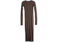 Rick Owens Women's Rib L/S Dress Brown