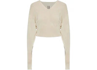 Rick Owens Women's V Cropped Top Natural