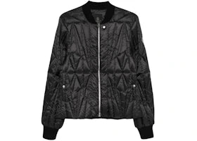 Rick Owens x Moncler Woven Geocamo Flight Jacket Black