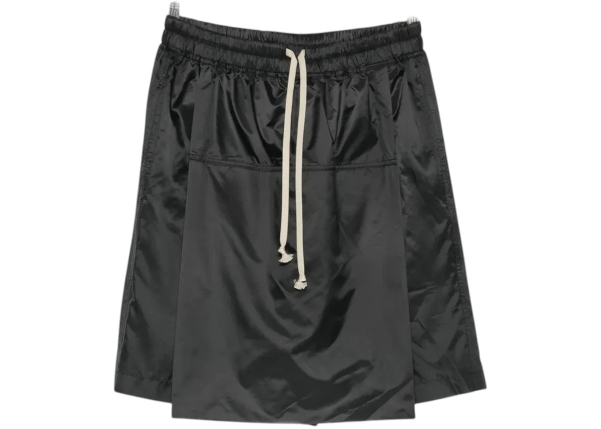 Rick Owens x Moncler Woven Kilt Shorts Black - vue 360
