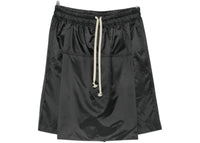 Rick Owens x Moncler Woven Kilt Shorts Black