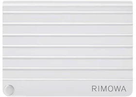 Rimowa Original Small Goods Aluminium Card Holder Silver - vue 360