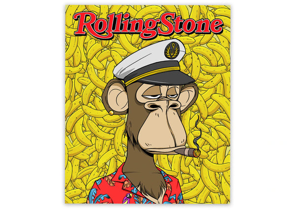 Rolling Stone x Bored Ape Yacht Club Limited Edition Zine Magazine (Edition of 2500) sneakers - authentic Rolling Stone shoes