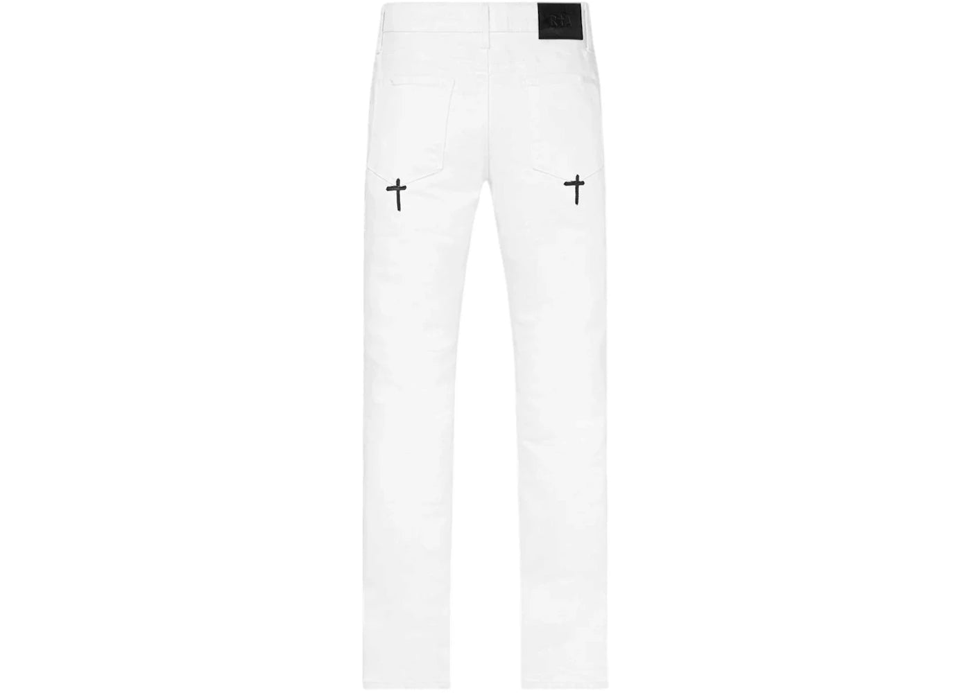 RtA Bryant Skinny Jeans White - vue secondaire B