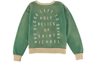 Saint Mxxxxxx No Blood Left Sweatshirt Green