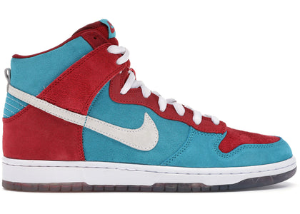 Nike SB Dunk High Bloody Gums sneakers - authentic streetwear shoes