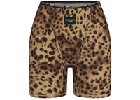 SKIMS x Dolce&Gabbana Cotton Rib Boxer Leopard