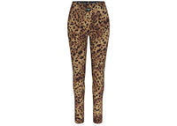 SKIMS x Dolce&Gabbana Cotton Rib Legging Leopard