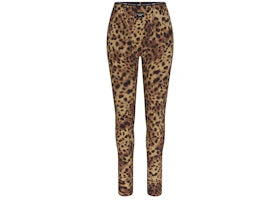SKIMS x Dolce&Gabbana Cotton Rib Legging Leopard