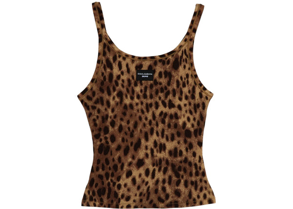 SKIMS x Dolce&Gabbana Cotton Rib Scoop Tank Leopard sneakers - authentic SKIMS shoes