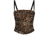 SKIMS x Dolce&Gabbana Skims Romance Corset Leopard