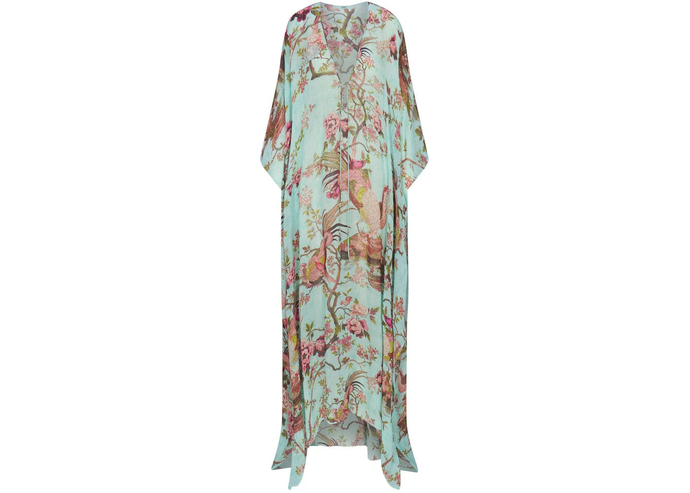 SKIMS x Roberto Cavalli Long Kaftan Fagianella Print - vue 360