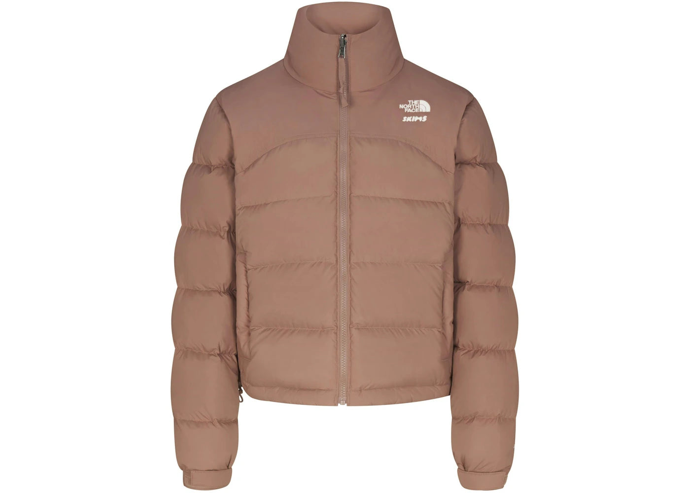 SKIMS x TNF 2000 Retro Nuptse Jacke Sienna - vue 360