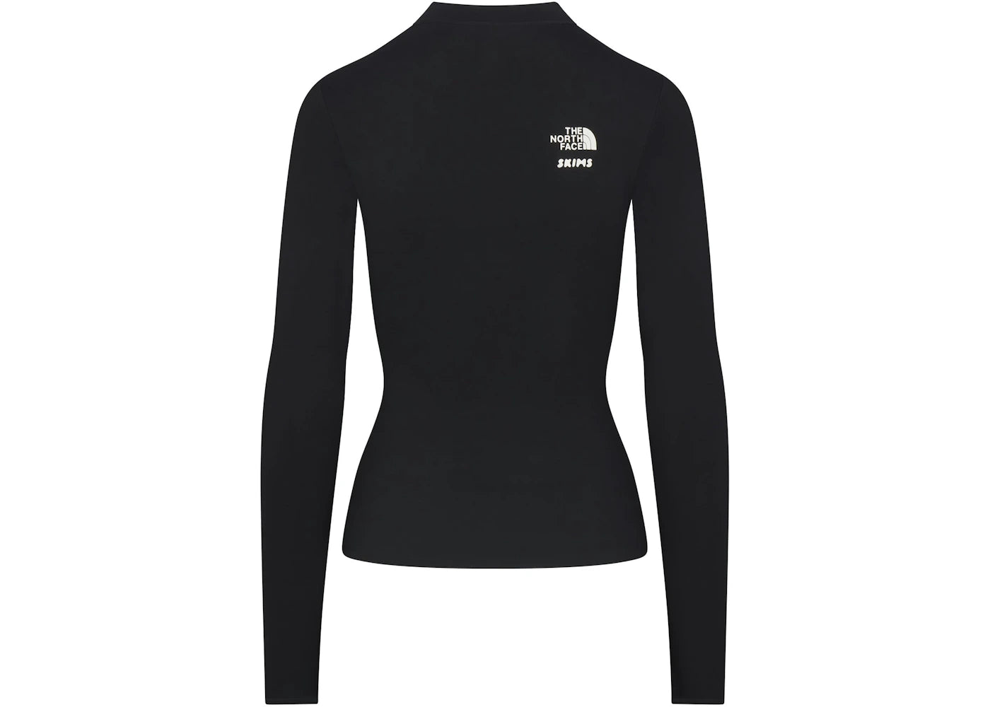 SKIMS x TNF Refina Langarmshirt Onyx - vue secondaire A