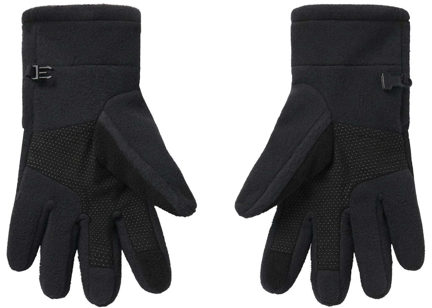 SKIMS x TNF Retro Denali Fleece Gloves Onyx - vue secondaire B