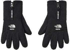 SKIMS x TNF Retro Denali Fleece Gloves Onyx - vue 360