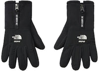 SKIMS x TNF Retro Denali Fleece Gloves Onyx