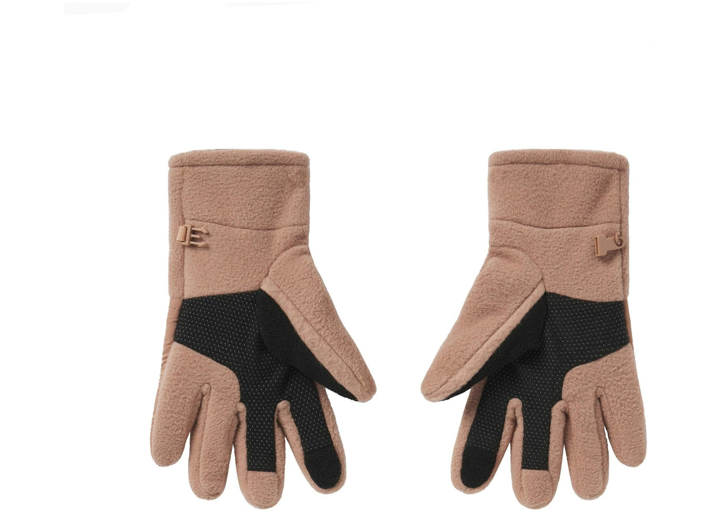 SKIMS x TNF Retro Denali Fleece Gloves Sienna - vue secondaire B