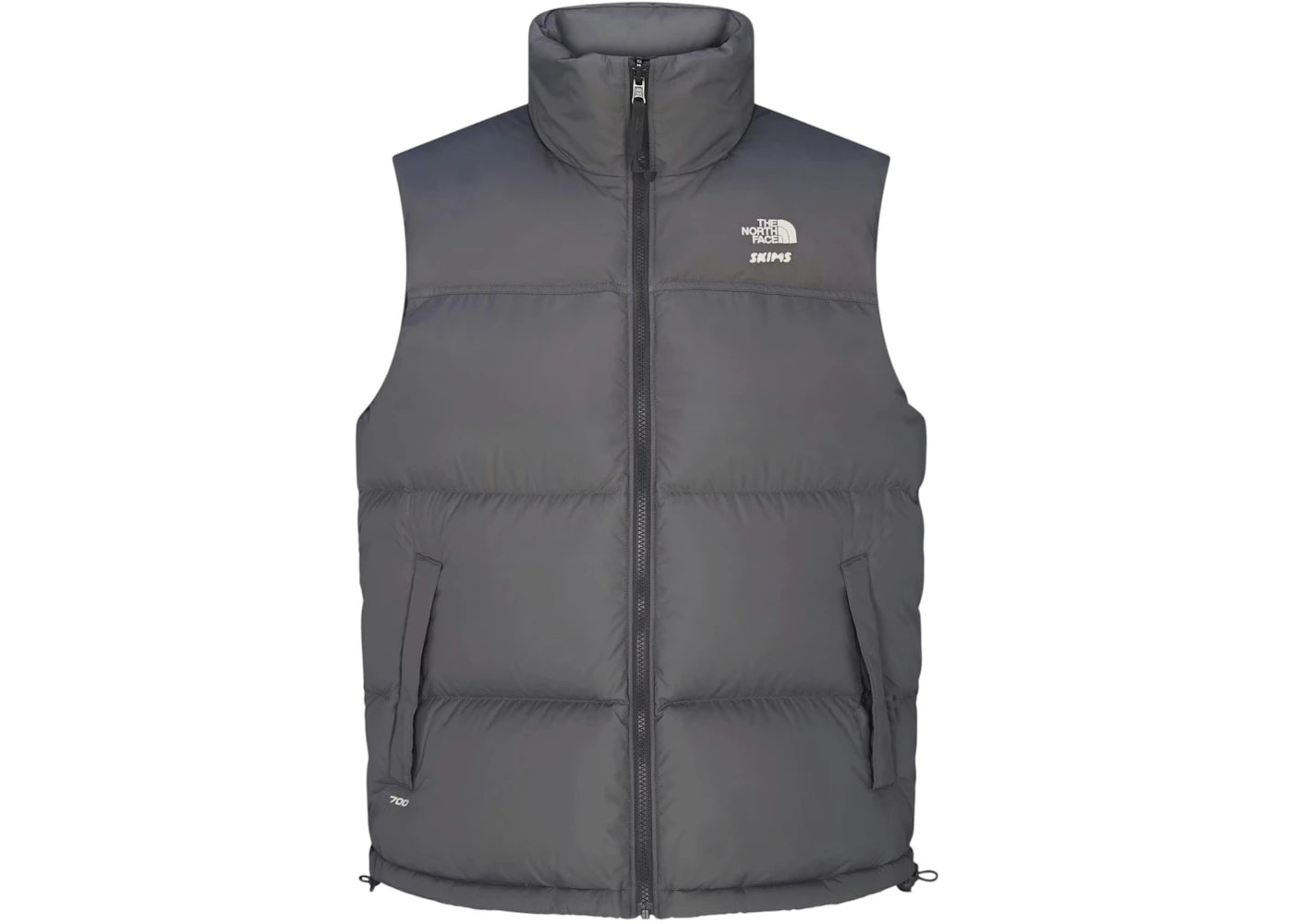 SKIMS x The North Face 1996 Nuptse Vest Gunmetal - vue 360