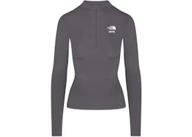 SKIMS x The North Face Refina Long Sleeve Top Gunmetal