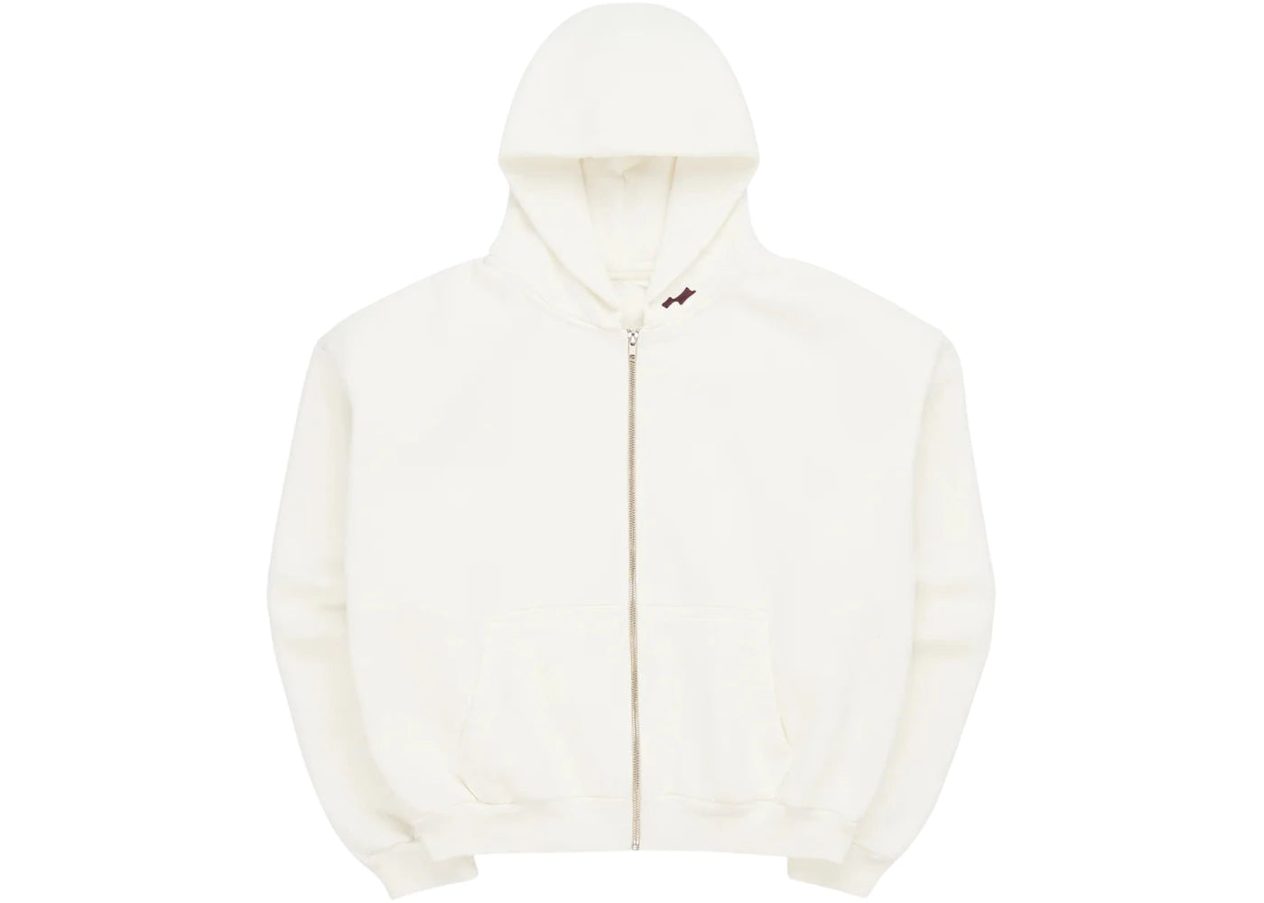 SKYLRK Knit Zip Hoodie Natural No Dye - vue secondaire A