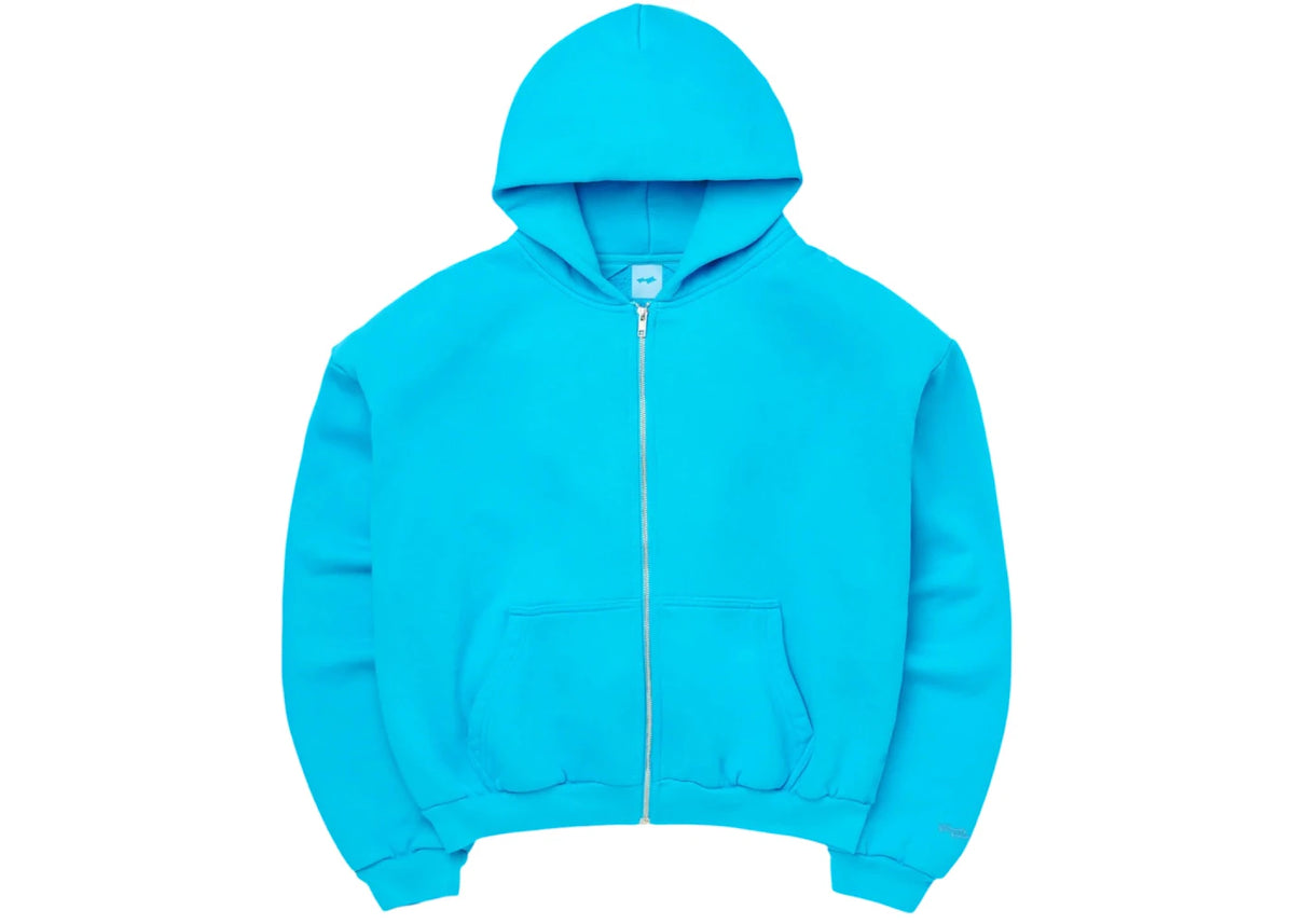 SKYLRK Zip Hoodie Blue - vue 360