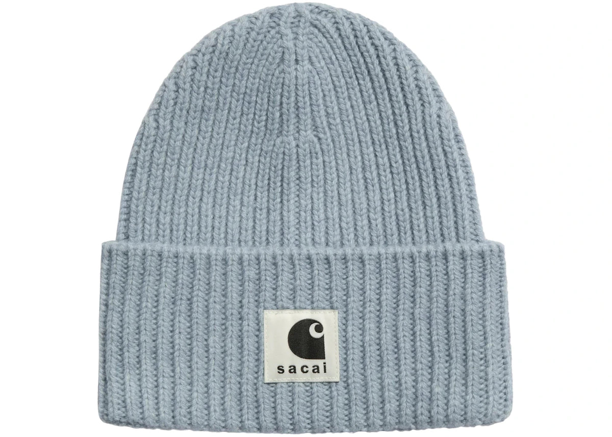 Sacai x Carhartt WIP Beanie Light Blue - vue 360
