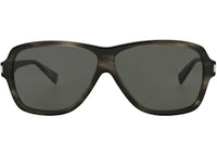 Saint Laurent Aviator-Frame Recycled Acetate Sunglasses Havana/Havana/Grey (SL609CAROL-30014608-004)