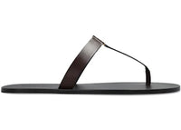 Saint Laurent Babylone Slide Dark Brown