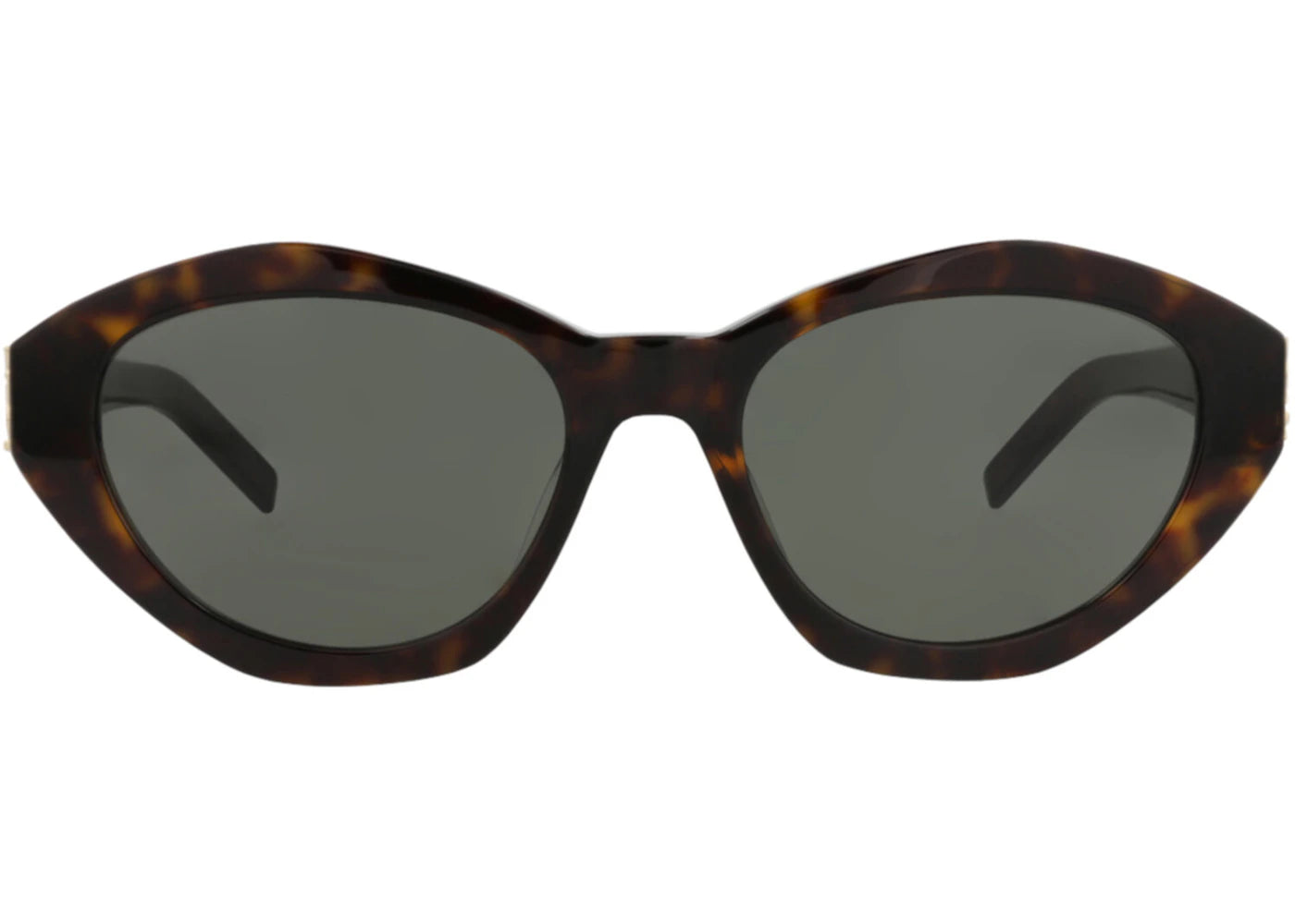 Saint Laurent Cat Eye-Frame Acetate Sunglasses Havana Havana Grey (SLM60-30008537-002) - vue secondaire A