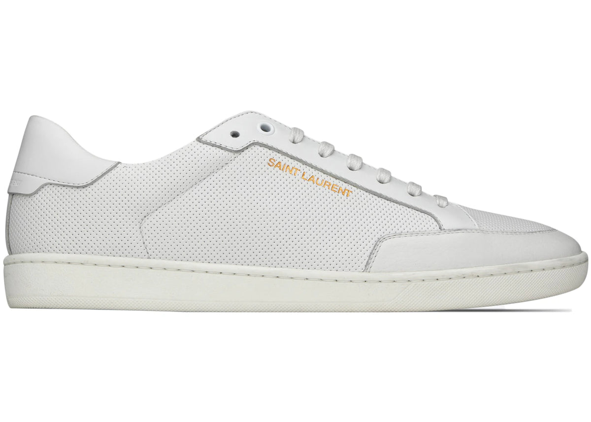 Saint Laurent Court Classic SL/10 Perforated White - vue 360