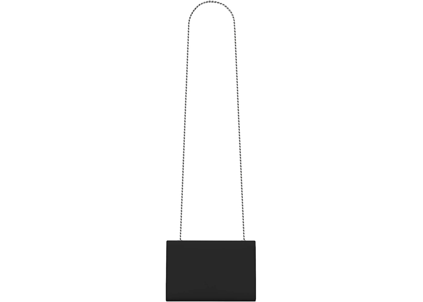 Saint Laurent Kate Chain Bag Small Grain De Poudre Embossed Black - vue secondaire A